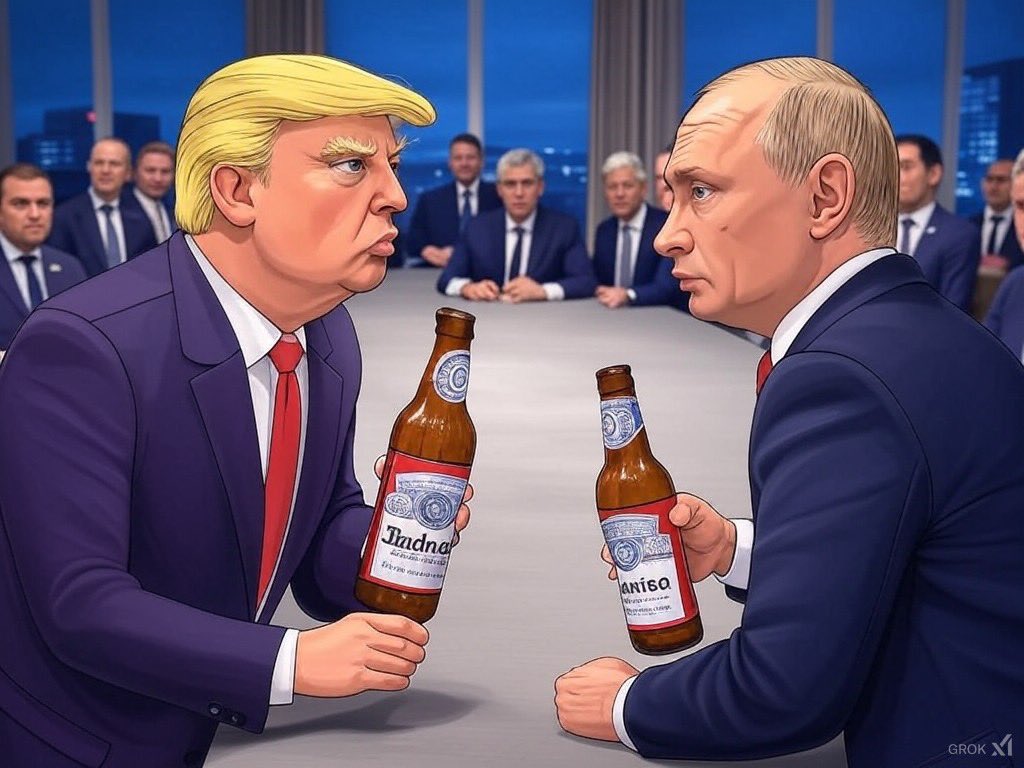 GrabABud2025's tweet photo. Just imagine Trump and Putin sitting at a bar, sharing a beer, while NATO is peeking in like, 'Should we be worried or just get them another round?'" 🍻😄

GiKCthjPrt5PhtGjJF7mT7tayynaYtxJjwmg5EL3moon

#Memecoins #NewCoin #suportthelittleguys https://t.co/YH3WdCh58f