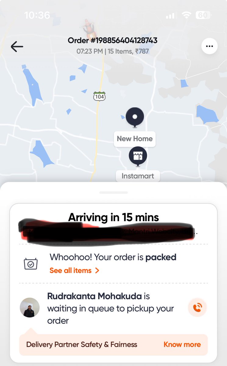 sidgupta24's tweet photo. ⁦@SwiggyInstamart⁩ became nodeliveryMart. Placed an order on 7:23 PM and still no sign of delivery even after 10:30 PM 😌 ⁦@SwiggyCares⁩!! try to learn something from your competitors ⁦@ZeptoNow⁩ and ⁦@letsblinkit⁩ https://t.co/wUaZzc9Lm8