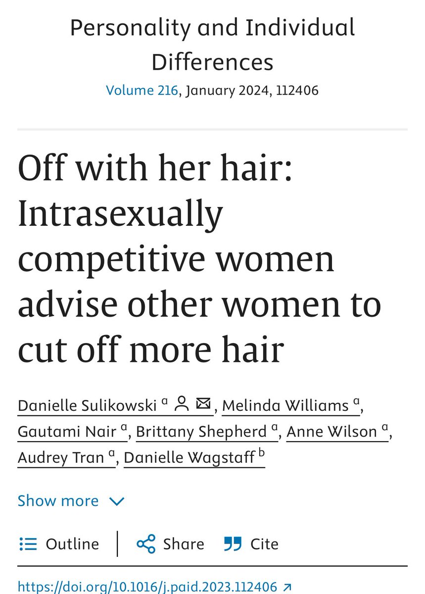 Remember, my long haired queens: 

Women who see you as a threat will encourage you to cut your hair short.