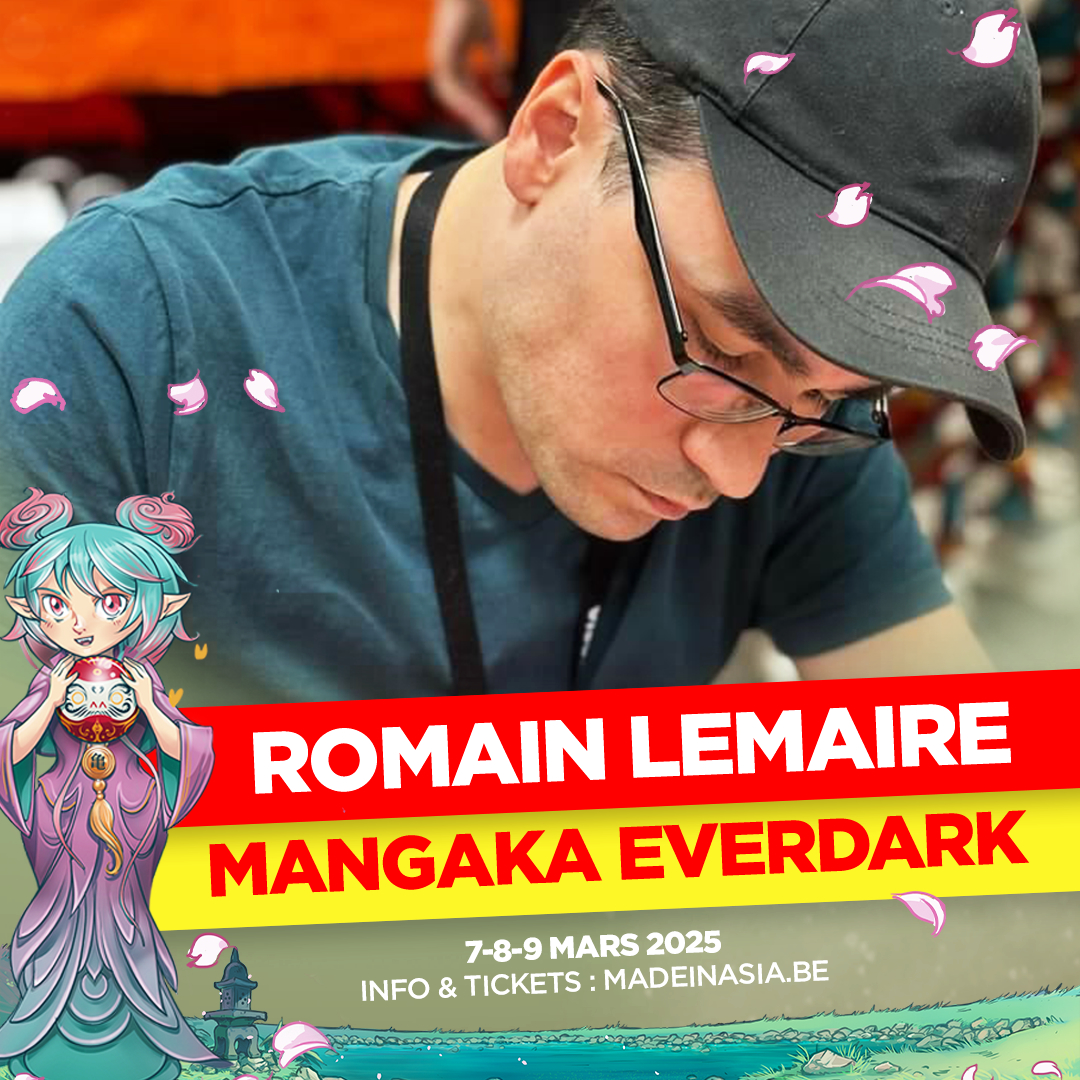 Hello à tous!
Je reviens au salon Made in Asia le 7/8 et 9 mars 2025.
Mes mangas seront disponibles à la vente au stand de la librairie Manga Café durant l’entiereté de l’événement.
madeinasia.be/fr/ 
Pour les horaires je ferais le max comme d'hab~