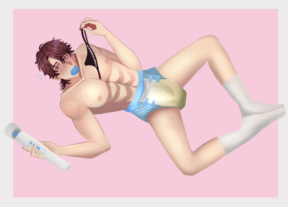 omutsuing's tweet photo. who doesnt fantasize about their favorite character being a panty sniffing pamper packer ? 🥰

another ver: https://t.co/Bjode3NZ2F