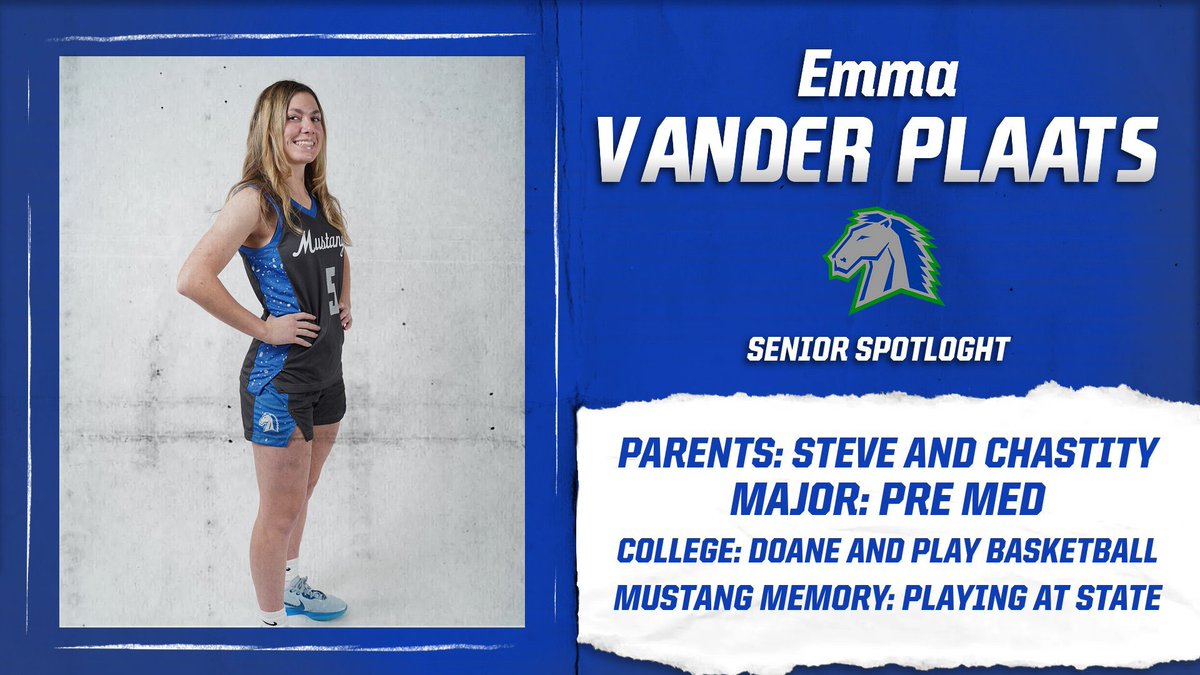 Senior Spotlight-
Emma Vander Plaats