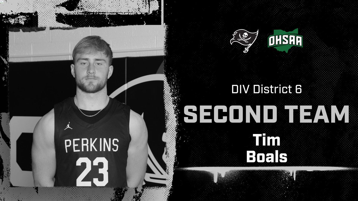 Congrats to Tim Boals on earning 2nd Team District 6 honors 🏴‍☠️