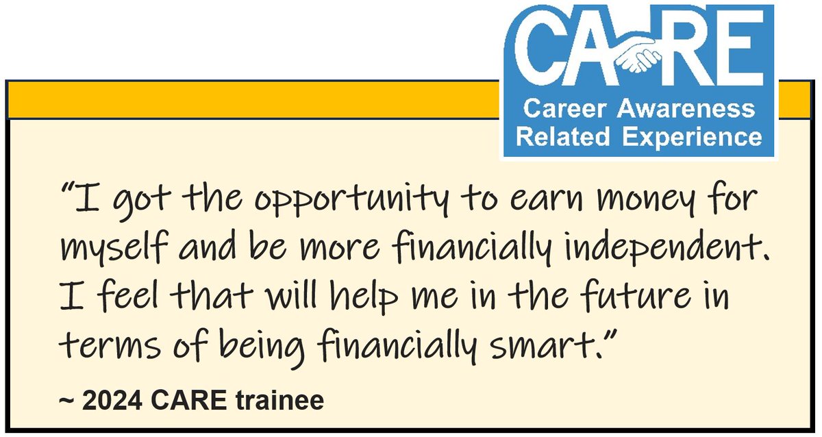All of last year’s trainees who completed a post-program survey recommend that other Columbia teens take part in the CARE program in the future.

To apply for one or more of CARE’s summer jobs, visit gocomojobs.com/postings/search. Applications will be accepted until March 9.