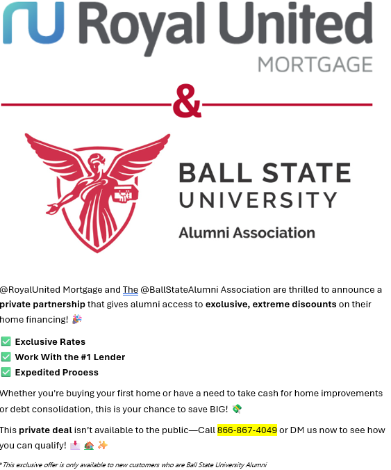 Ball State Alumni tweet media