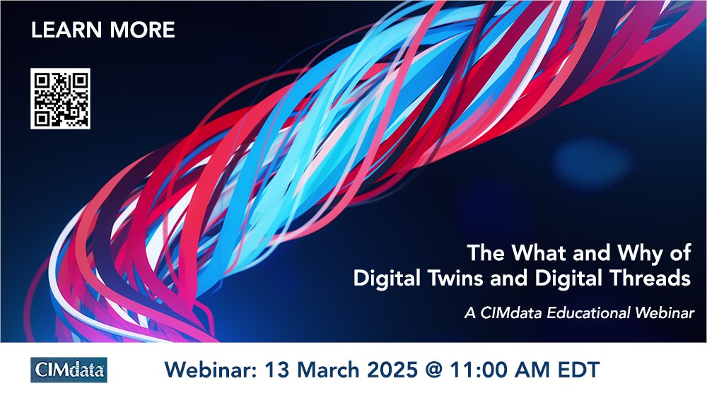 I feel sure that you have wondered! So, plan to join #CIMdata on March 13 to learn about the What &amp; Why of Digital Twins and Digital Threads in our March educational webinar. Register at bit.ly/4b7cTld