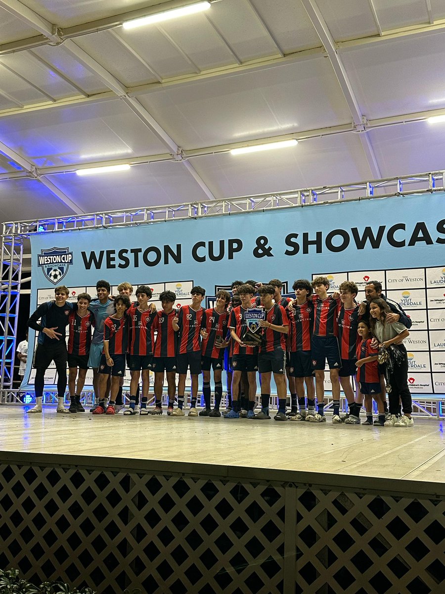 Campeones Weston Cup 
Cyclones U16 ⚽️💪🏾