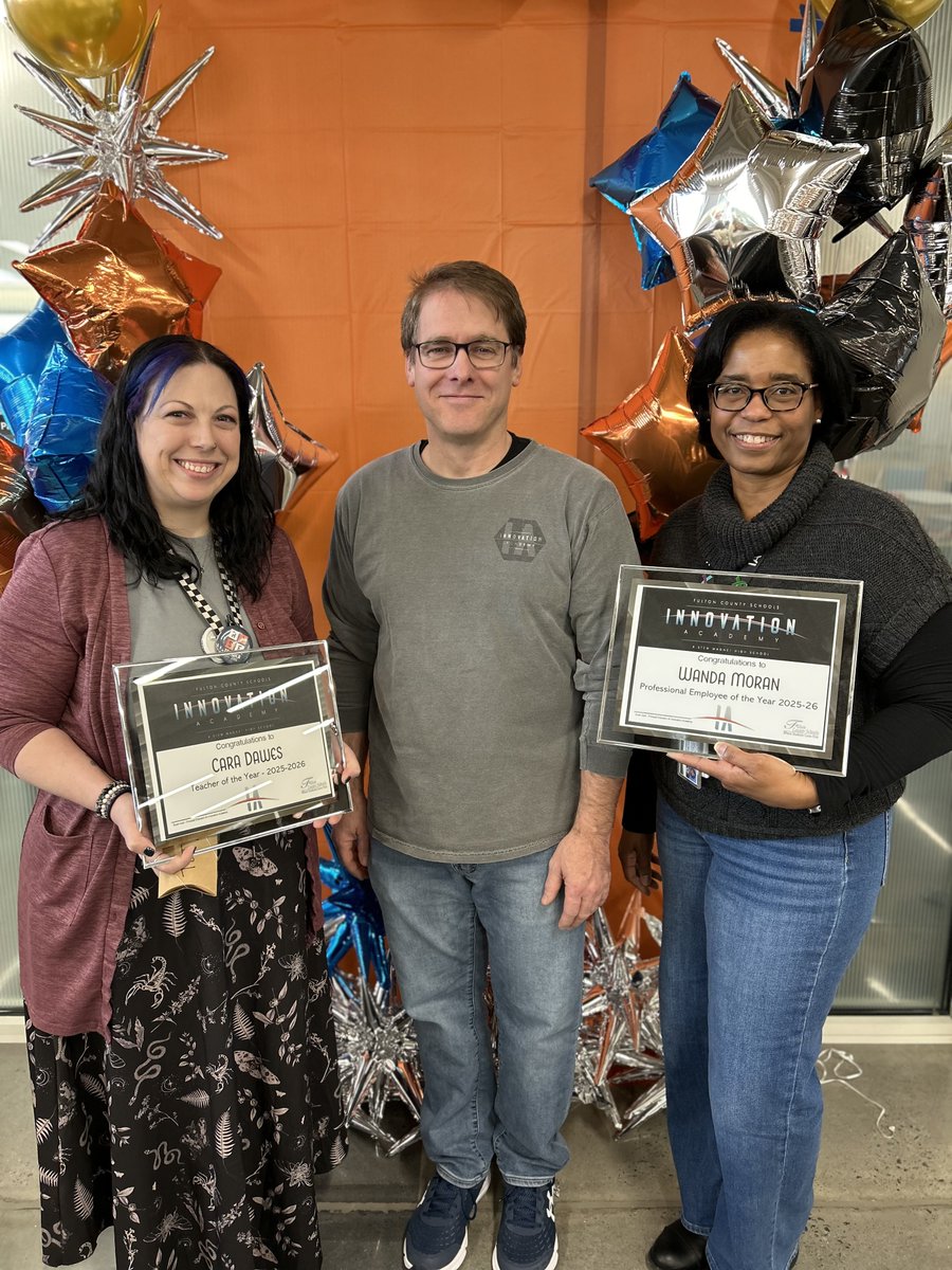 FCS Innovation Academy (@iafultonschools) on Twitter photo We are thrilled to announce our Teacher of the Year, Dr. Cara Dawes, Health Science department and Professional of the Year, Ms. Wanda Moran, head counselor. They are tremendous representatives of our school, our mission, and our vision. Congratulations!
<a href="/ia_kent/">Scott Kent</a> <a href="/iaptso/">Innovation Academy PTSO</a> We are thrilled to announce our Teacher of the Year, Dr. Cara Dawes, Health Science department and Professional of the Year, Ms. Wanda Moran, head counselor. They are tremendous representatives of our school, our mission, and our vision. Congratulations!
<a href="/ia_kent/">Scott Kent</a> <a href="/iaptso/">Innovation Academy PTSO</a>