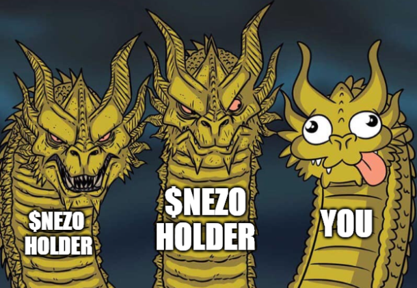 🔥🐉 $NEZO HOLDERS vs YOU 🐉🔥

Don't be the one just watching from the sidelines—level up and get involved with Nezo Hub today! 🚀💥

#NezoHub #CryptoCommunity #Nezo #Blockchain