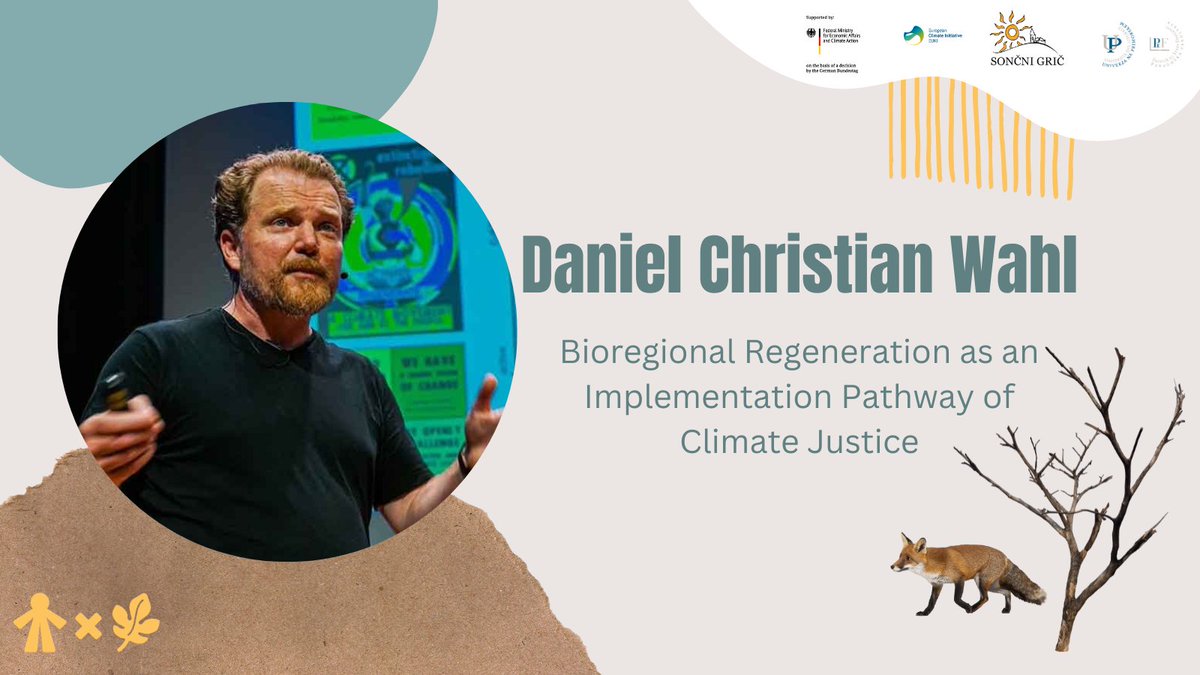 Bioregional Regeneration &amp; Climate Justice

At the 2nd International Conference on Ecosocial Education, Dr. Daniel Wahl, author of Designing Regenerative Cultures, explained how true sustainability comes from local regeneration, not global fixes. 🌱
youtube.com/watch?v=Y9BXet…