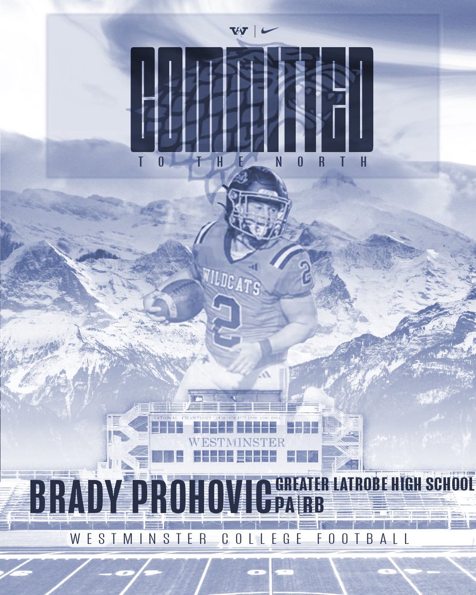 Brady Prohovic (@brady_prohovic) on Twitter photo After deep consideration, I am beyond blessed and excited to announce that I have committed to Westminster College. Thank you to my family, coaches, teammates, friends and trainers for putting me in the position i am today! Ready for the next 4! <a href="/coachbenzel/">Scott Benzel</a> @TankRBs <a href="/CoachMundis/">Connor Mundis</a> After deep consideration, I am beyond blessed and excited to announce that I have committed to Westminster College. Thank you to my family, coaches, teammates, friends and trainers for putting me in the position i am today! Ready for the next 4! <a href="/coachbenzel/">Scott Benzel</a> @TankRBs <a href="/CoachMundis/">Connor Mundis</a>