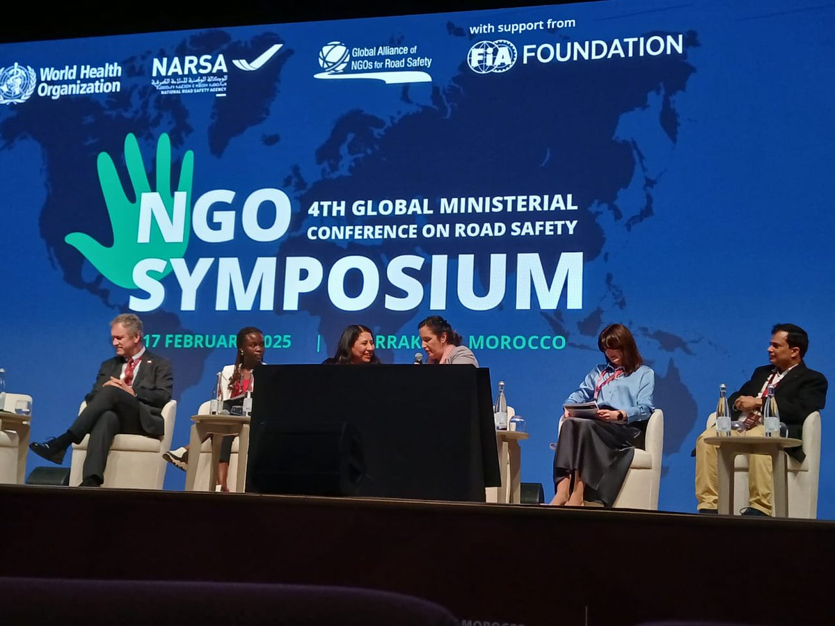 dipakdashTOI's tweet image. Had my say on the role of media in Road Safety issues at a symposium at 4th Ministerial Conference on Road Safety, Marrakech, Morroco #CommitToLife #RoadSafety @WHO @UNRSC @RoadSafetyNGOs