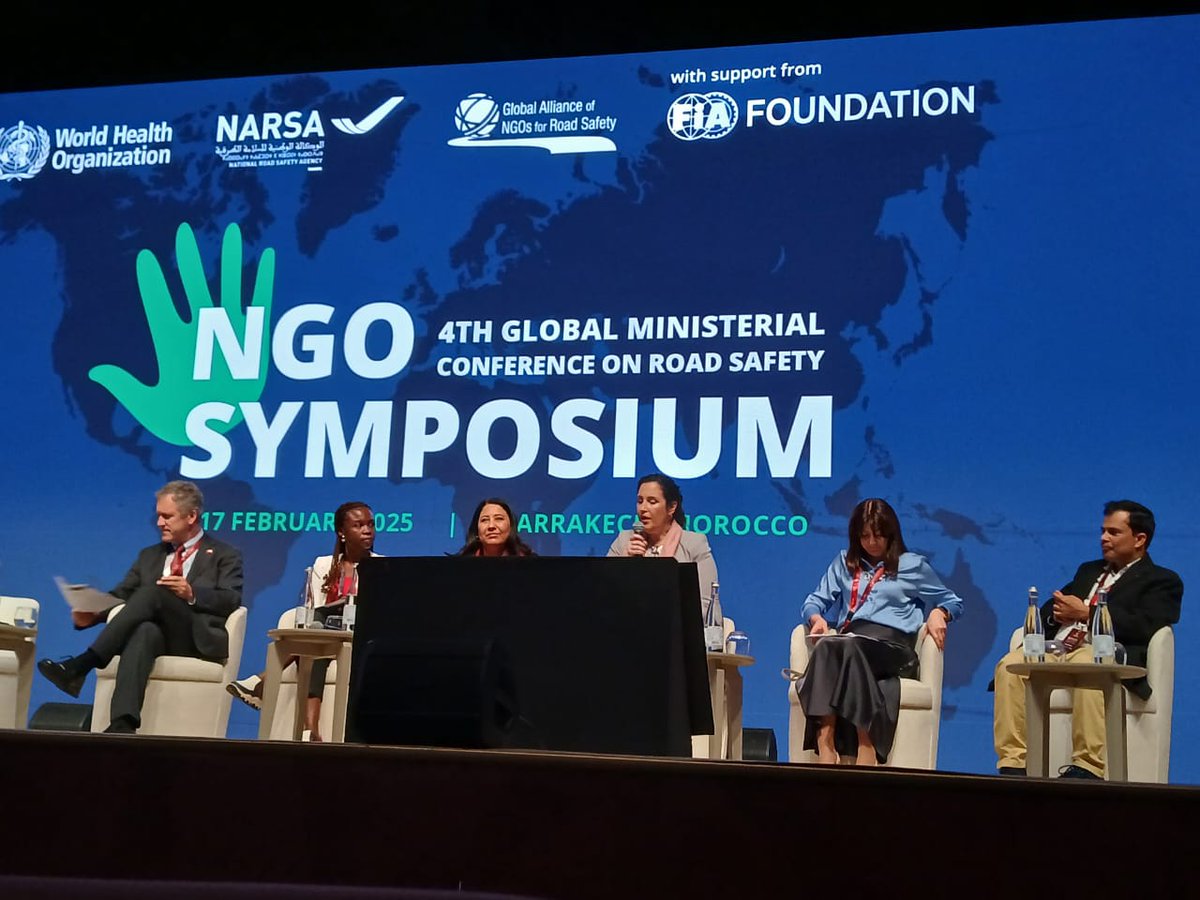 dipakdashTOI's tweet image. Had my say on the role of media in Road Safety issues at a symposium at 4th Ministerial Conference on Road Safety, Marrakech, Morroco #CommitToLife #RoadSafety @WHO @UNRSC @RoadSafetyNGOs