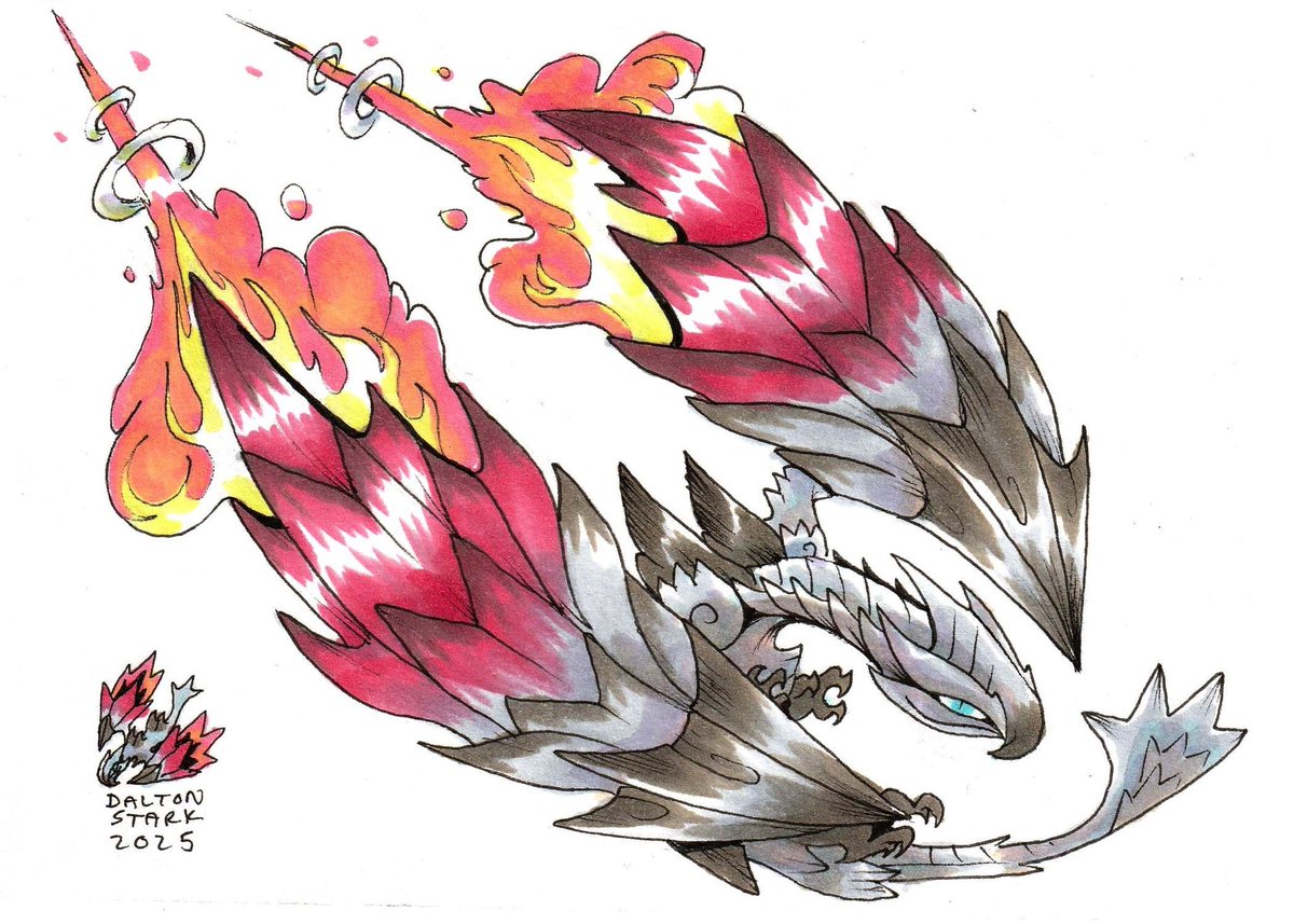 daltondoodles's tweet image. Valstrax 🚀 #MonsterHunter