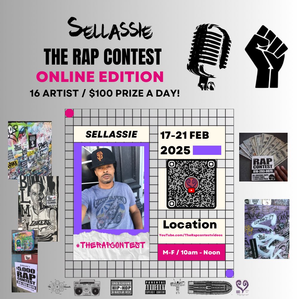11am pacific time 
SHOWTIME!! 
 
You and your friends! 
Tune in 

YouTube.com/TheRapContestv… 

#TheRapContest 
#UndergroundHipHop #Rap #HipHop