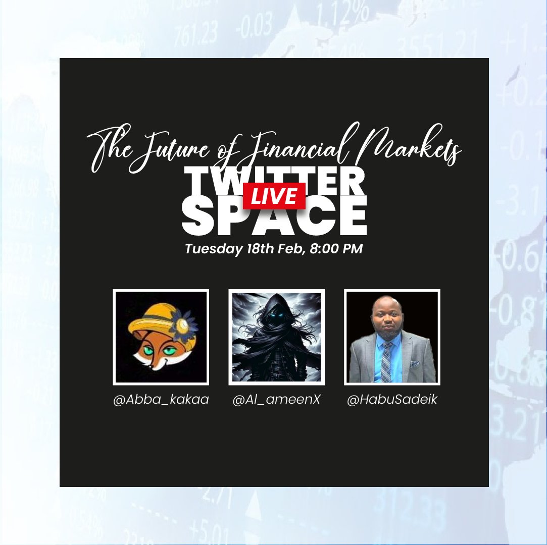 bsadiq_'s tweet image. The session will be happening later—stay tuned for details! 🎙️
We&apos;ll be joined by @Abba_kakaa, @Al_ameenX, and @HabuSadeik. Don&apos;t miss it!