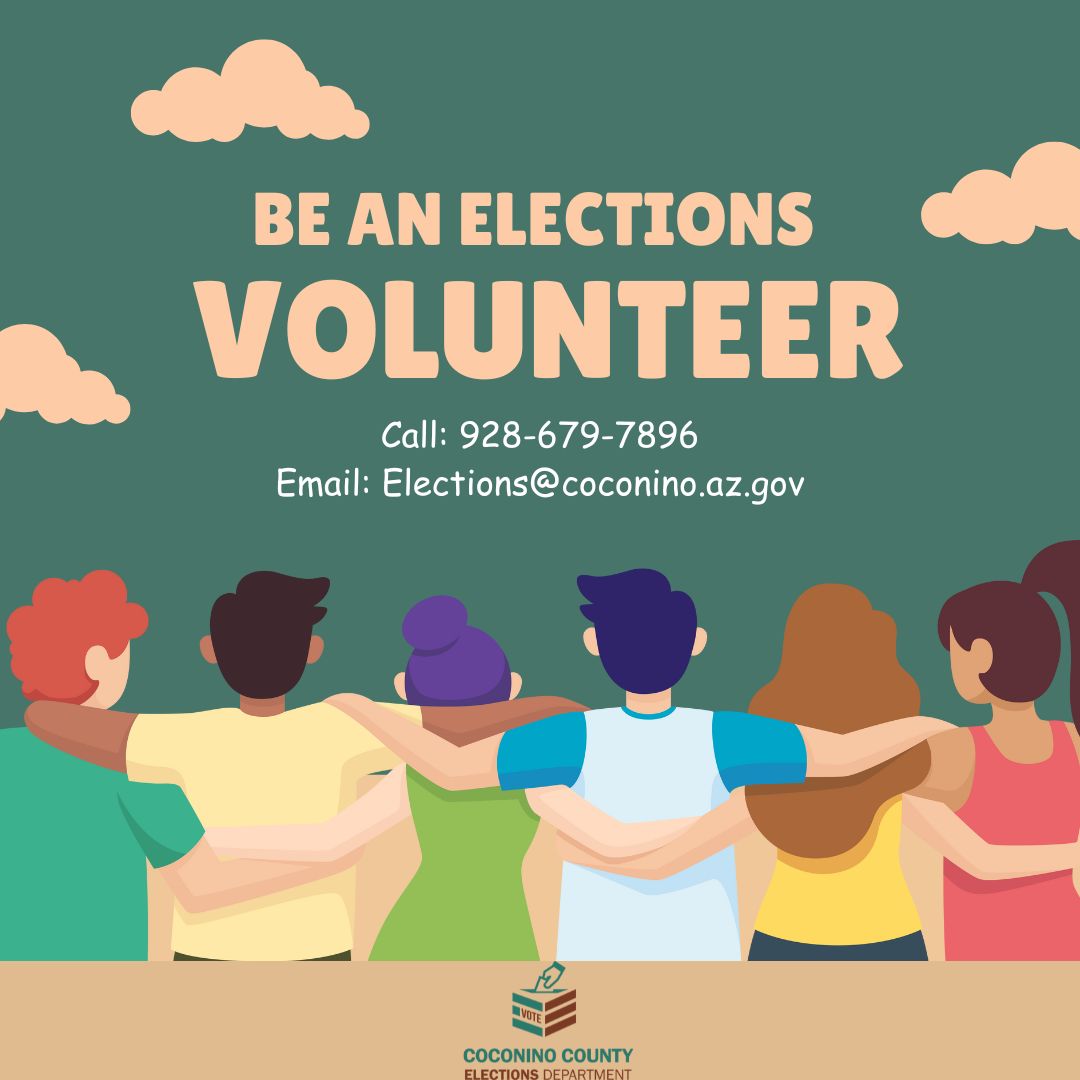 ✅ Election integrity starts with YOU! Did you know you can serve   as a poll worker? Help your community and be a part of democracy in action.   Learn more on our website! 🗳️ 

#CoconinoVotes #DemocracyInAction