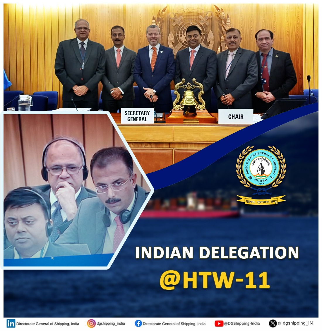 dgshipping_IN's tweet photo. Key outcomes from #HTW11:
✅ Finalized interim guidelines for training seafarers on alternative fuels & new tech
✅ Progress on STCW Convention review—Stage 1 (gap analysis) completed
✅ Development of interim training guidelines for methyl/ethyl alcohol as fuel
✅ Validation of five model courses
@IMOHQ
@shipmin_india
@IMOIMLI
#dgs #dgshipping #htw #htw11 #alternativefuel #fivemodel