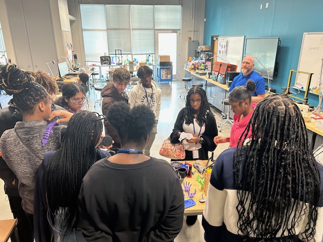 We had a great visit from 40 <a href="/WHS_Redhawks/">Westwood HS (SC)</a> 9th graders this morning.  They sat in our classes and toured our fine center.  Looking forward to having them #jointheinnovation next school year!! <a href="/RichlandTwo/">Richland School District Two</a> <a href="/WHS_Redhawks/">Westwood HS (SC)</a> <a href="/CounselorsatWHS/">WestwoodHS_Counseling</a> <a href="/MrsTNicholson/">Tameka S. Nicholson</a>