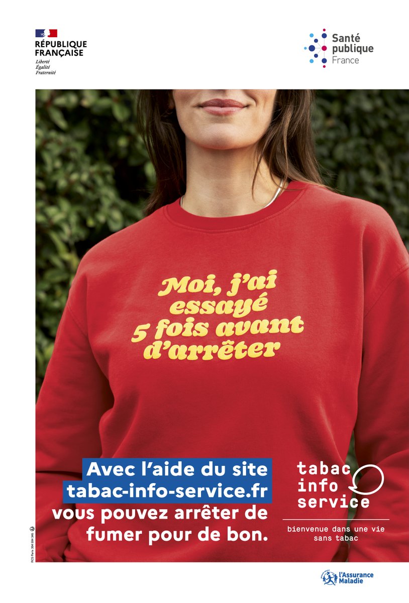 Le #tabac reste la 1ère cause de #mortalité évitable : en 2023, 29 % des personnes à faible revenu fumaient vs 17 % pour les foyers les plus aisés. Découvrez notre nouvelle campagne anti-tabac #LesTentatives et visionnez notre spot vidéo sur : youtube.com/playlist?list=…