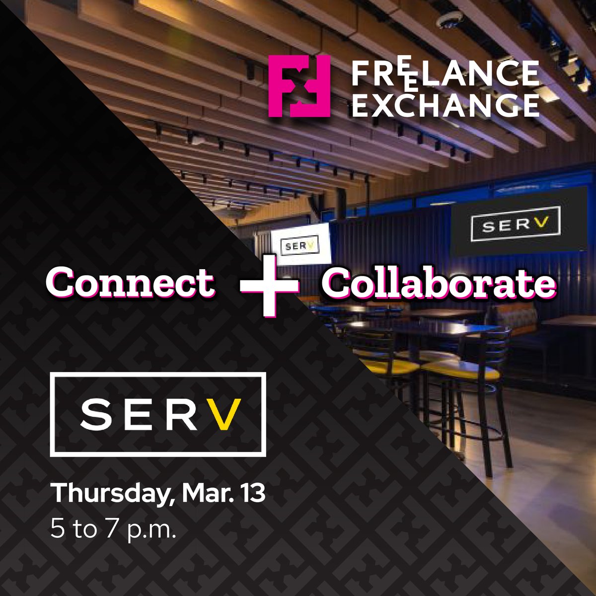 Next Up: We're heading to SERV for happy hour! Join us Thursday, March 13th, starting at 5 pm. Members &amp; non are welcome. Free to attend. RSVP: bit.ly/4kazTnx 

Freelancer. Contractor. Consultant. Whatever you call it, this is for you. 

#fxofkc #kcfreelancers #opks