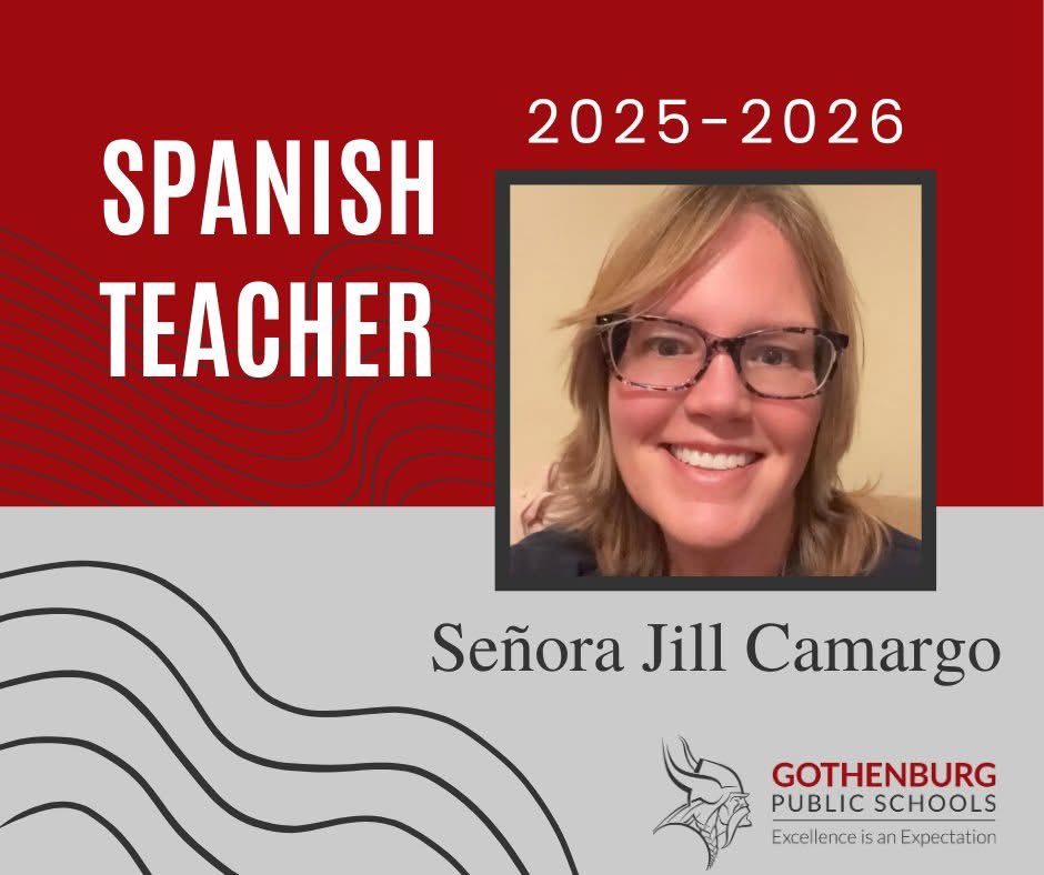GBurgSwedes's tweet photo. Señora Jill Camargo will be joining our faculty as a Spanish teacher for the 25-26 school year. She is a long-time Spanish teacher and interpreter, spent time in the Peace Corps in Nicaragua, and was recently awarded the 2024 AATSP NE Chapter Spanish Teacher of the Year. Welcome! https://t.co/zcrMxYNiYL