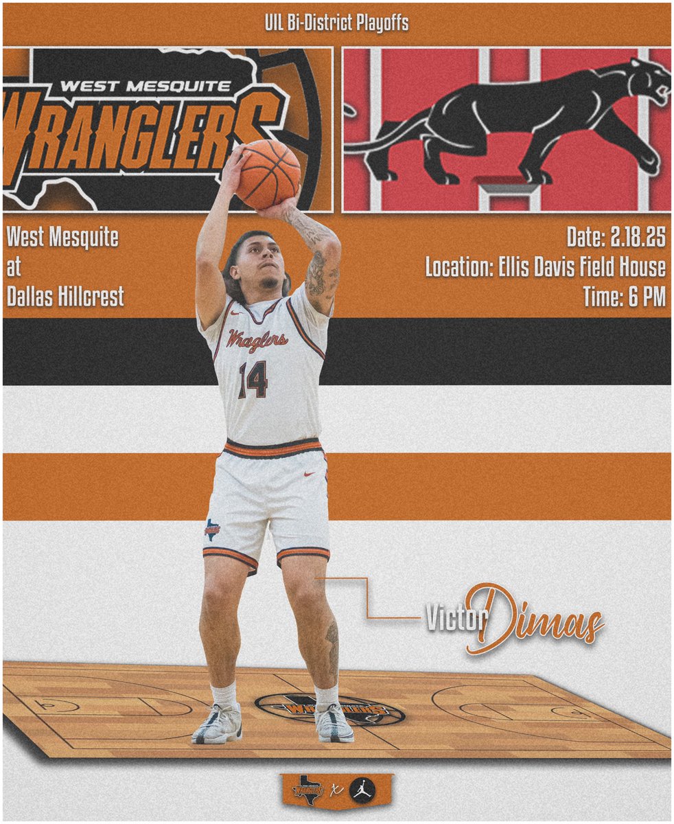 🏀 It’s Gameday! Bi-District Playoffs 🏀

🆚: Dallas Hillcrest
📍: Ellis Davis Field House
⌚️: 6 PM Tip-Off
🎟️: gofan.co

#JungleWestHoops🌴