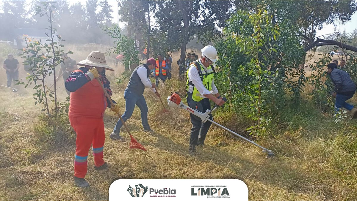 LimpiaPue's tweet photo. 🫡 Con el liderazgo del Gobernador @ArmentaPuebla_ y siguiendo las indicaciones del presidente @pepechedrauimx, participamos en la Faena Comunitaria 🧹 en la lateral de la autopista México-Veracruz.

#PorAmorAPuebla♥ juntos hacemos de Puebla una #CapitalImparable. 🪽 https://t.co/wqsT9MP5NZ