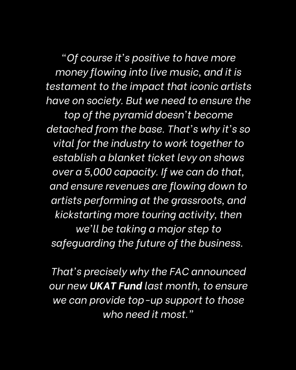 FeaturedArtists's tweet photo. 💡FAC CEO, David Martin, spoke to IQ Magazine about the FAC UKAT Fund, ticket buying trends and what it could mean for the future of Grassroots music.

➡️See what he had to say: https://t.co/pCZAKfUpt3 https://t.co/e4WCR4tK8H