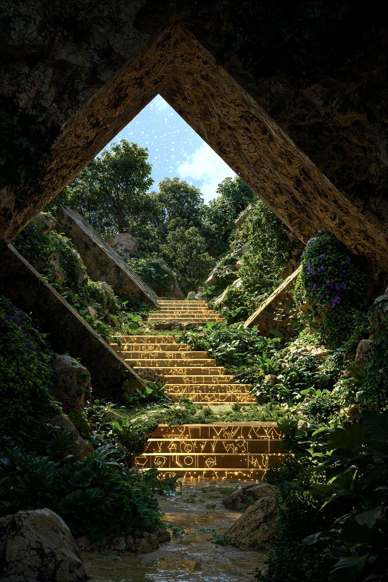 BreezeChai's tweet photo. The Illuminated Passage https://t.co/DpFJ6cpchj