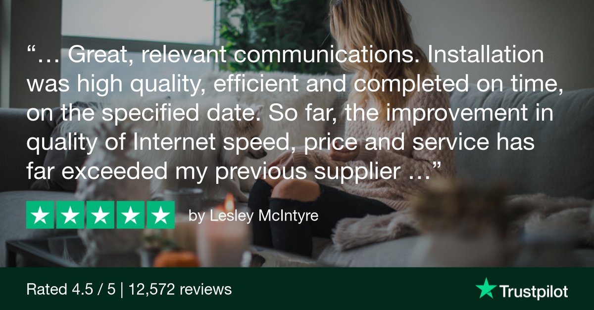 Stay connected like Lesley, with our unrivalled and reliable broadband service, that has made us the UK's top choice! Discover the Zen difference at zen.co.uk

#Zen #Dependable #NumberOne #Broadband #WhySettleForLess