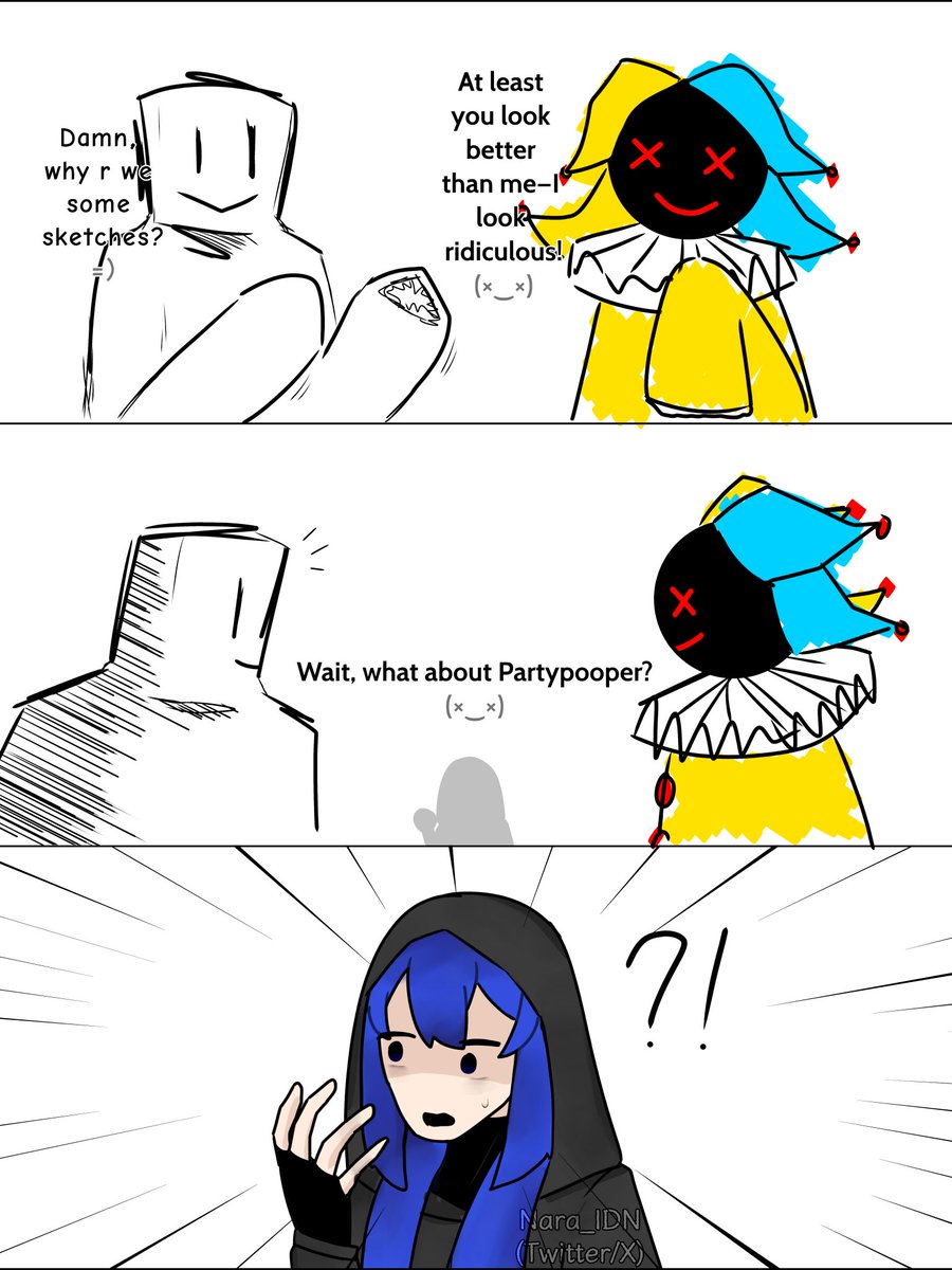 Nara_IDN's tweet image. It&apos;s just—the fact that some of my OCs are Backrooms inspired- can&apos;t hold myself from not doing this...😭
(I&apos;m sorry LMAO)
#backrooms #entity67 #entity68 #entity99 #partygoer #partypooper #gamemaster #shitpost