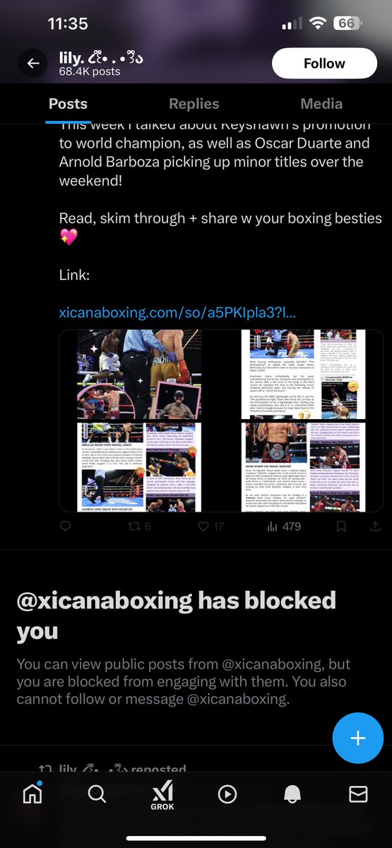 Not the OF Joe that shows her pussy on social media trying to act up on me. @xicanaboxing