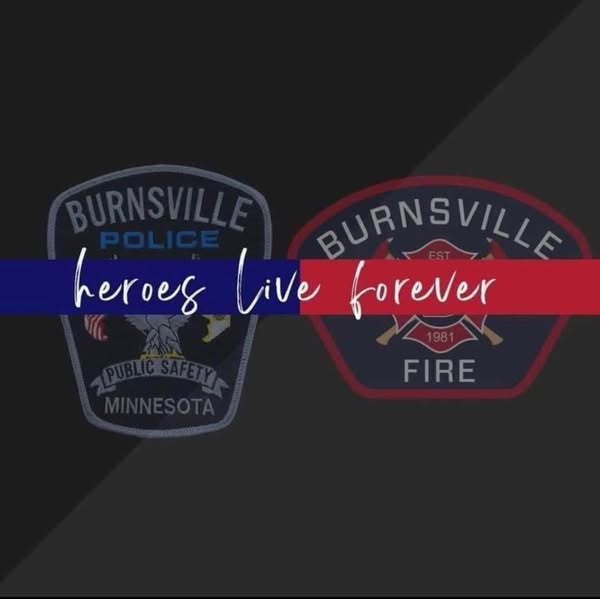 Today, we take a moment to honor and remember Burnsville Police Officers Paul Elmstrand and Matthew Ruge and Burnsville Firefighter/Paramedic Adam Finseth for the sacrifice they made one year ago. Heroes live forever.