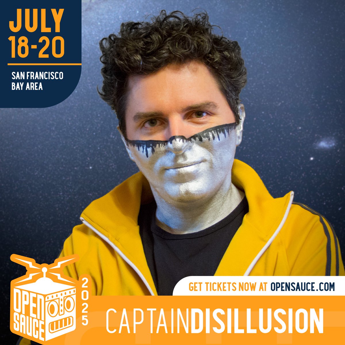 CDisillusion's tweet image. As a world-famous inventor, it is only natural that I am part of this high-profile maker conference. AND SO SHOULD YOU... be. So go! (I might send an intern in my place tho)