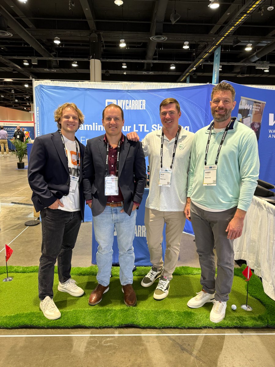 Are you at #Link2025 in #Orlando today? We are too! The #MyCarrier team is ready to connect and collaborate. Visit us at Booth 1125 to chat with our crew. ⛳️Take a swing on our putting green for a shot at winning an Odyssey putter! #logistics #LTL #shipping #supplychain