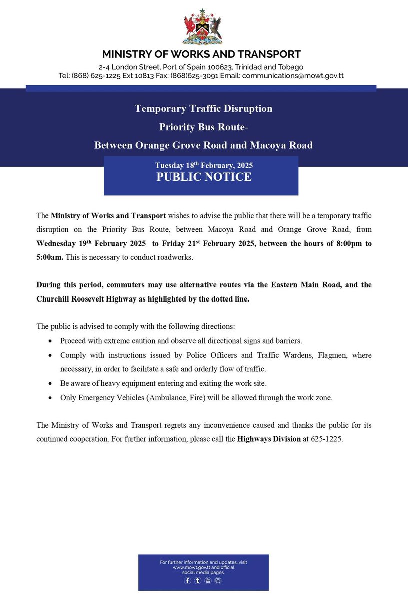 ODPM Trinidad and Tobago tweet media