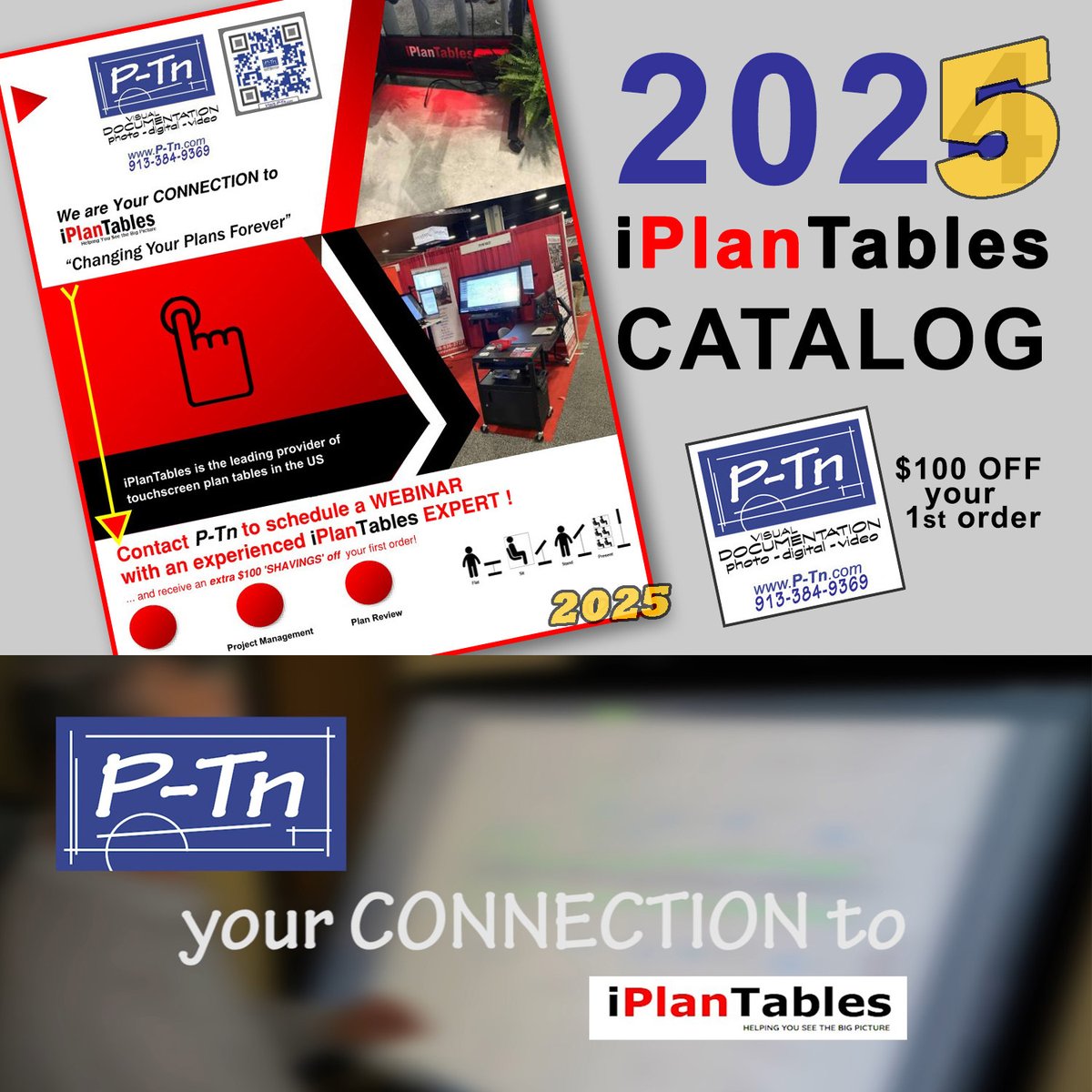 The NEW iPlanTables 2025 CATALOG will be available soon! 

The benefits of wide-format interactive workstations for both businesses and employees are outlined in this catalog, along with any feature changes, optional accessories, plus current pricing for all 2025 models.
