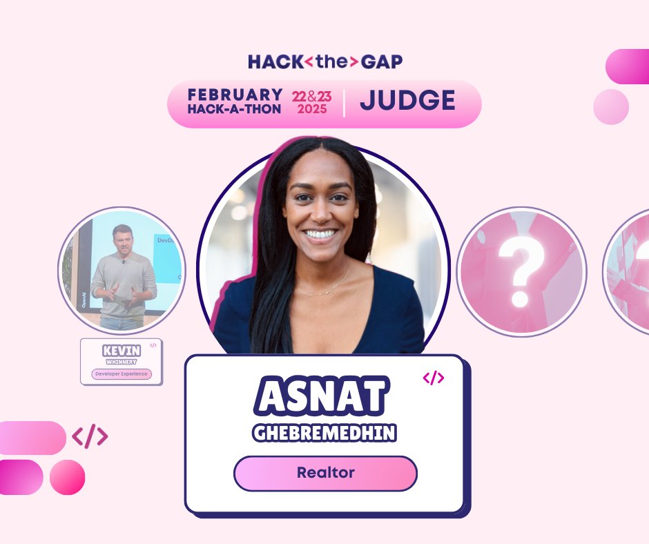 HackTheGap's tweet image. Meet #HackTheGap Judge: Asnat G.!

Asnat, an M.S. grad in Applied Urban Science from NYU, passionate about spatial geography &amp;amp; social justice. She is a community-conscious and data-forward Realtor. We&apos;re excited to have her as a judge!

Demo Day! 🎟 bit.ly/htgdemoday