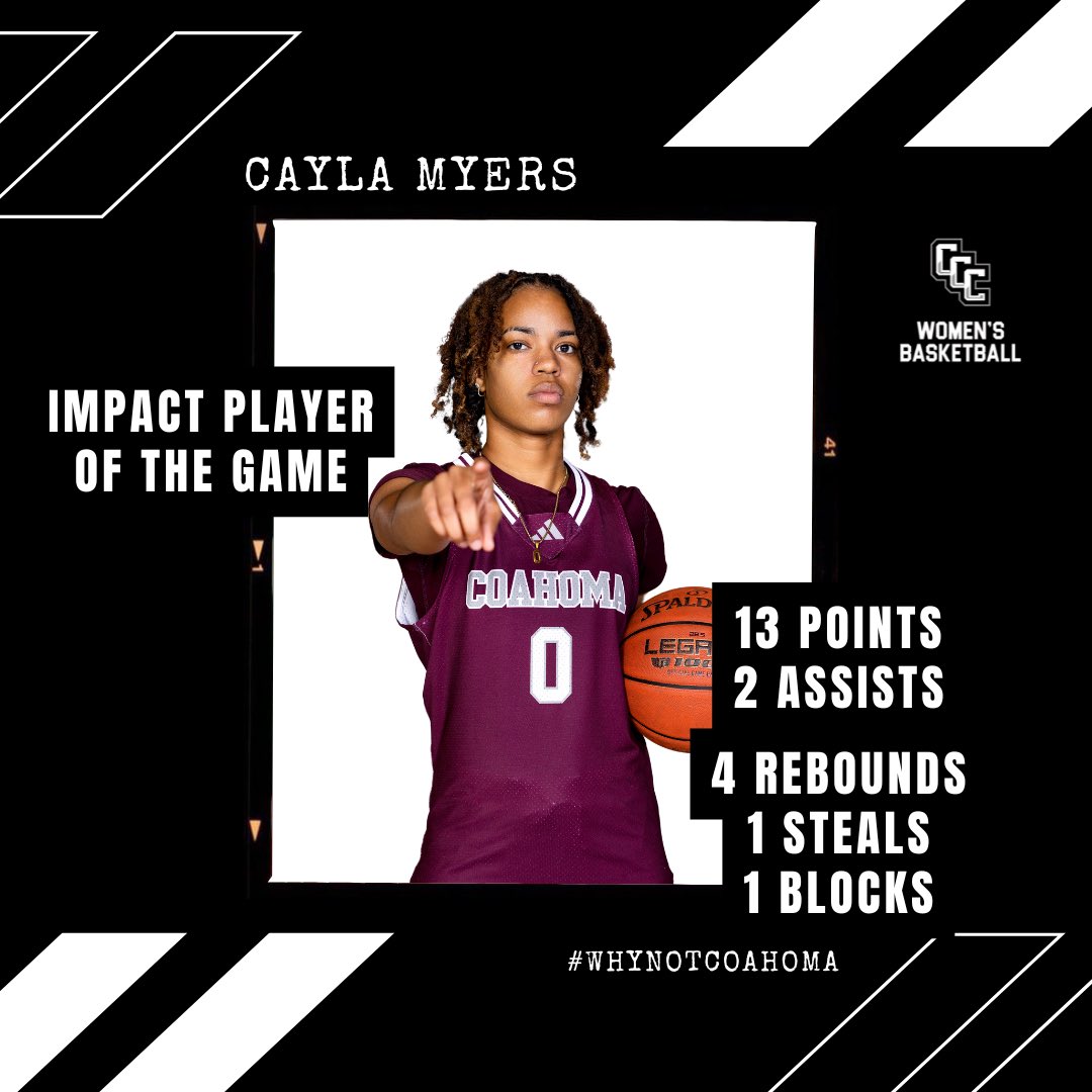 CCC Women’s Bball (@cccladyhoops) on Twitter photo In last night’s victory over EMCC we had three young ladies in double-figures!! <a href="/riahevans19_/">Ceriah Evans</a> recorded another double-double for the season! #WhyNotCoahoma 🐅🤎💯
<a href="/riahevans19_/">Ceriah Evans</a>
<a href="/caylamyers15/">cayla myers</a>
<a href="/jamaicayoung_12/">Jamaica Young</a> In last night’s victory over EMCC we had three young ladies in double-figures!! <a href="/riahevans19_/">Ceriah Evans</a> recorded another double-double for the season! #WhyNotCoahoma 🐅🤎💯
<a href="/riahevans19_/">Ceriah Evans</a>
<a href="/caylamyers15/">cayla myers</a>
<a href="/jamaicayoung_12/">Jamaica Young</a>