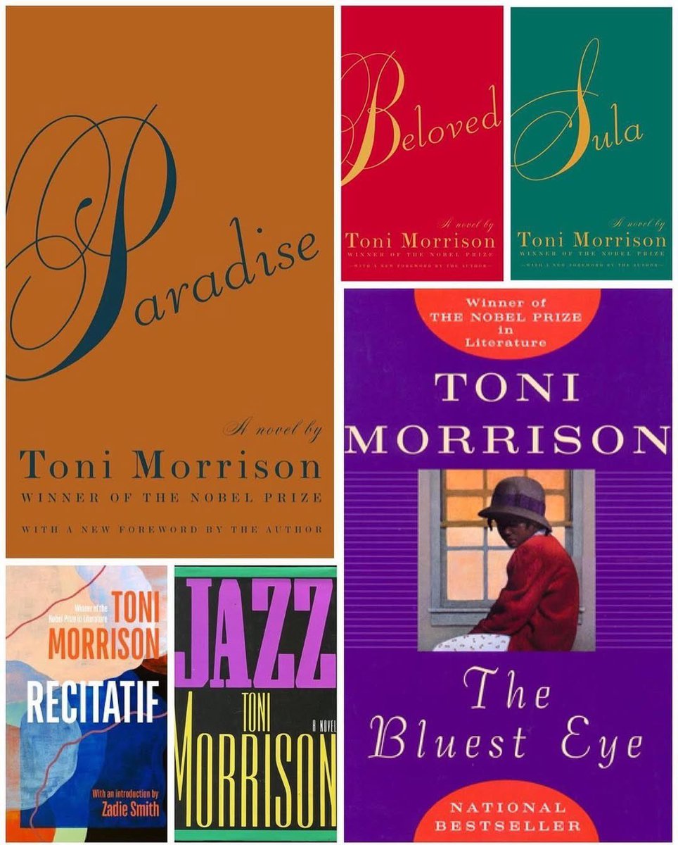#ToniMorrison was born on this day in 1931. A playwright, groundbreaking editor, and an educator, her novels have earned her the Pulitzer Prize, the Presidential Medal of Freedom, and the Nobel Prize in Literature (the first African-American woman to do so).