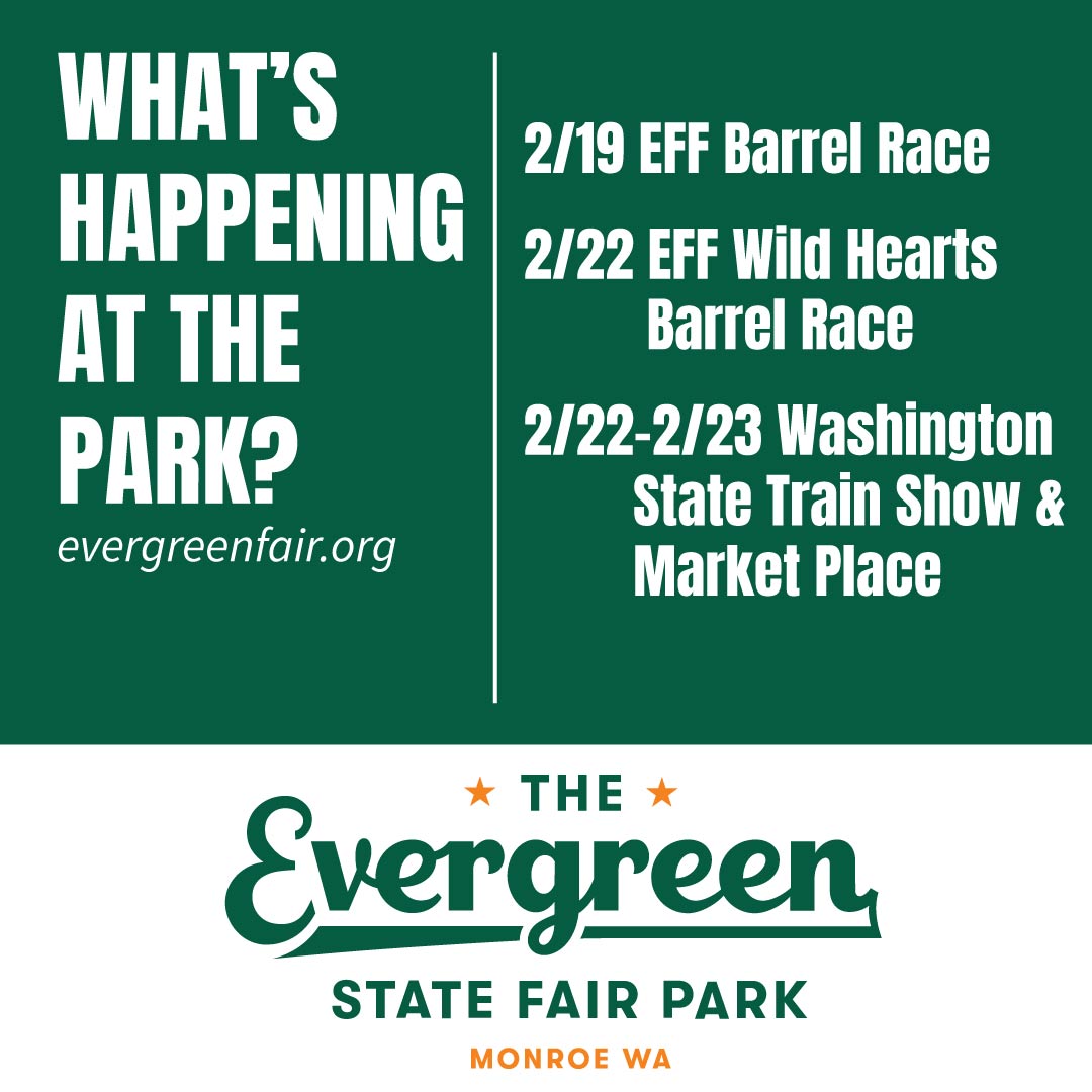 Exciting things happening at the Evergreen State Fair Park. For a full schedule of events check out our Event Calendar on our website. bit.ly/45P1KC1