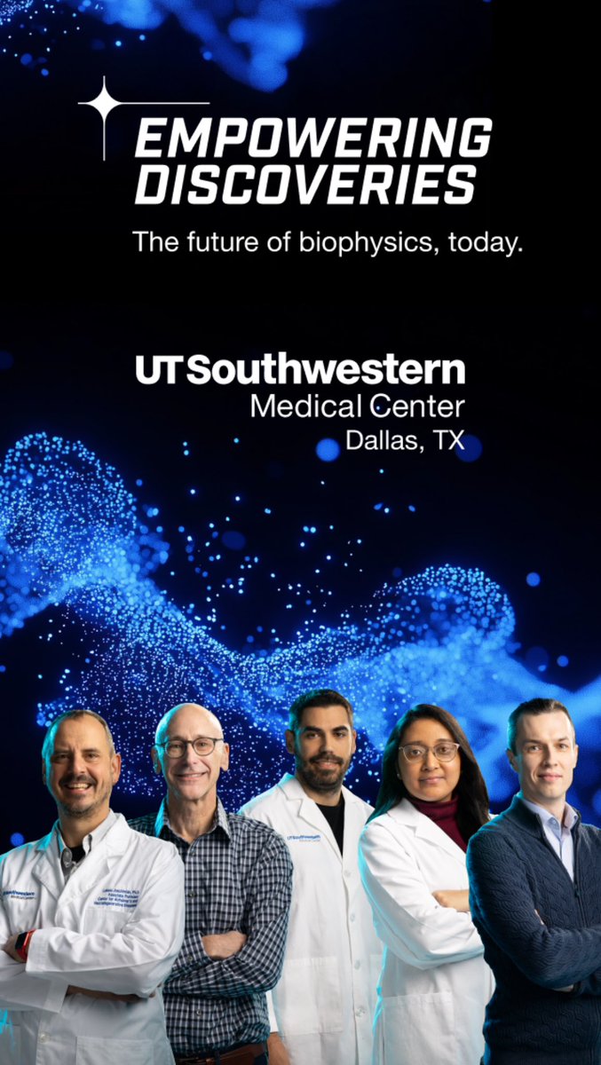 Excited to be a part of <a href="/UTSWMedCenter/">UT Southwestern Medical Center</a> team <a href="/biophysics_utsw/">The Department of Biophysics at UT Southwestern</a> <a href="/BiophysicalSoc/">Biophysical Society</a> #bps2025