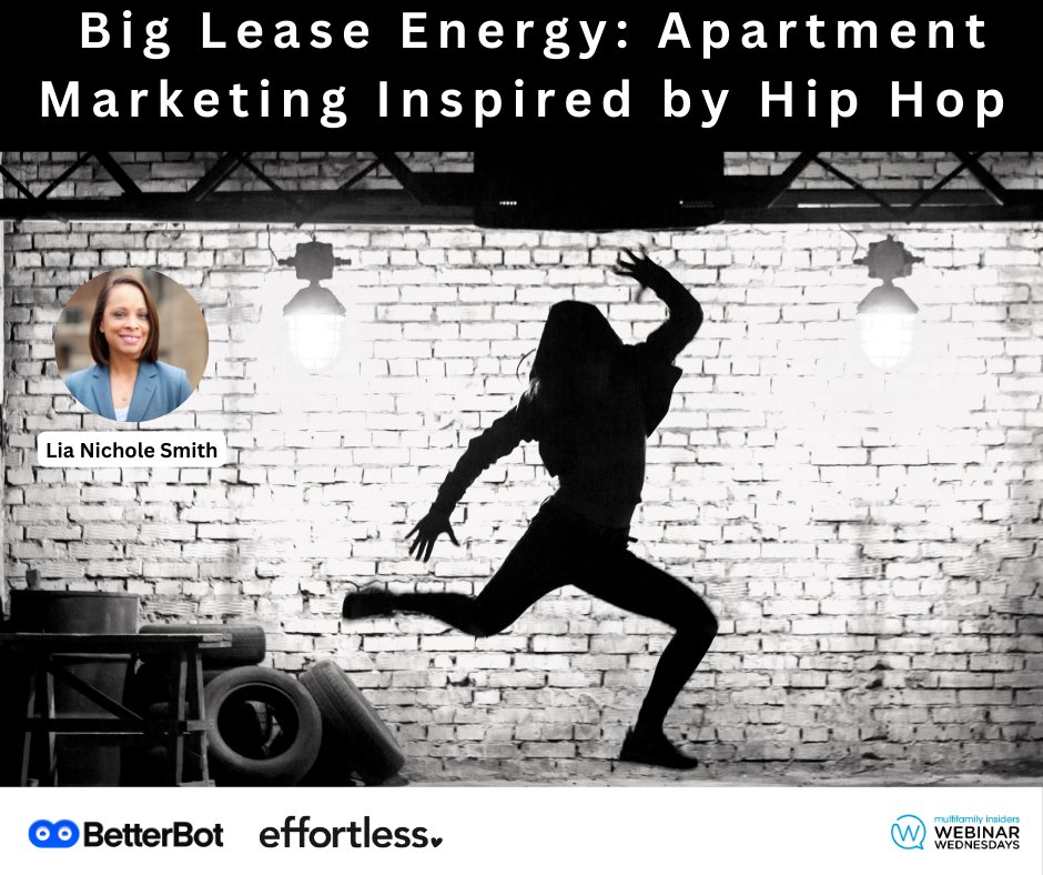 brentwilliams2's tweet image. Leave this session with a 90-day plan to elevate your marketing game to drive qualified traffic and secure more leases. Check it out: multifamilyinsiders.com/shop-multifami… #WebinarWednesdays #MultifamilyInsiders @BeeBeeTheBot @Effortless
