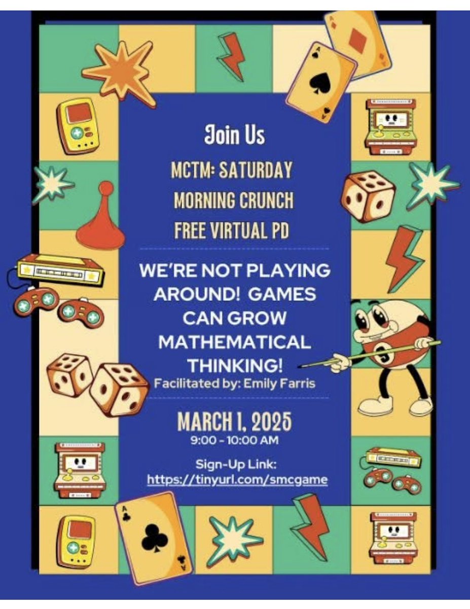 MARCH into Mathematics Professional Learning with this FREE MCTM Virtual Event!  Register today!
