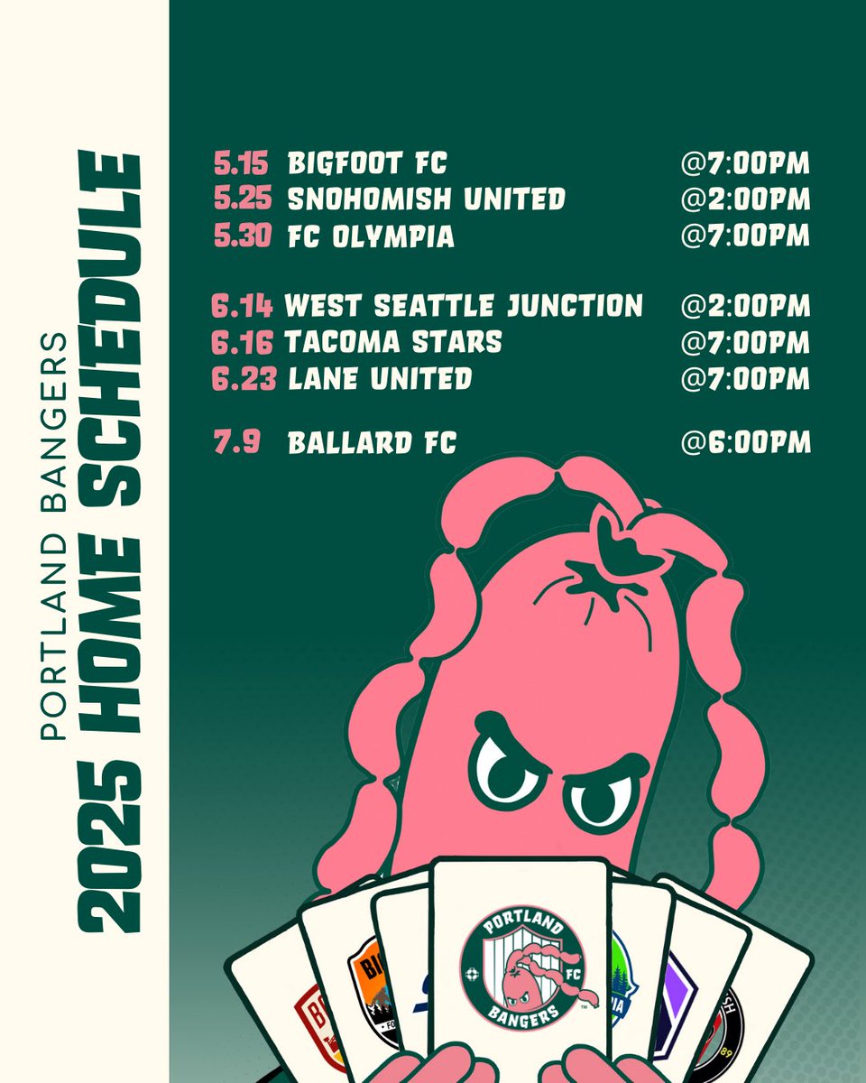 The wait is over. The 2025 USL League Two season is here. Portland Soccer will never be the same.

🎟️ Grab your tickets: portlandbangers.com/tickets