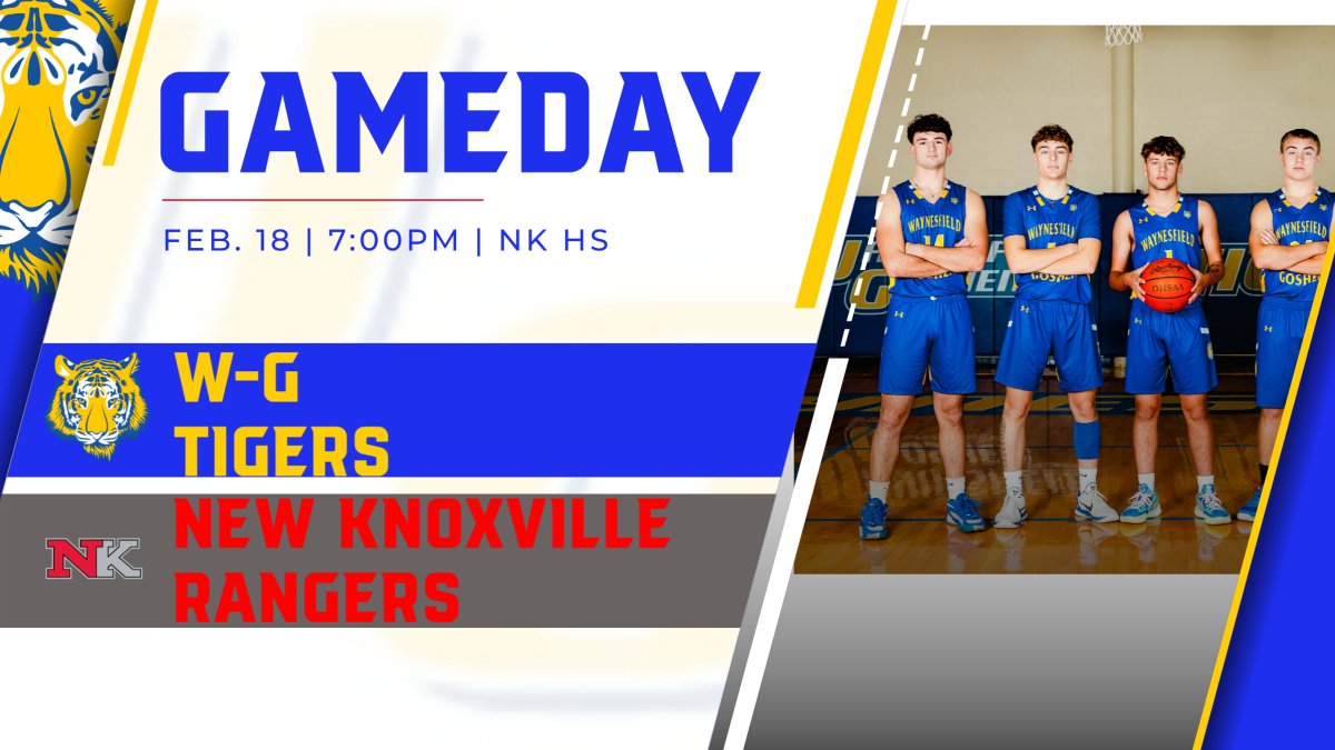 Good Luck to our HS Boys Basketball team as they compete in the first round of the Sectional tournament.  They will travel to New Knoxville to take on the Rangers with the tip at 7:00pm.  Tickets can be purchased at the gate or online at ohsaa.org

Let's Go Tigers!