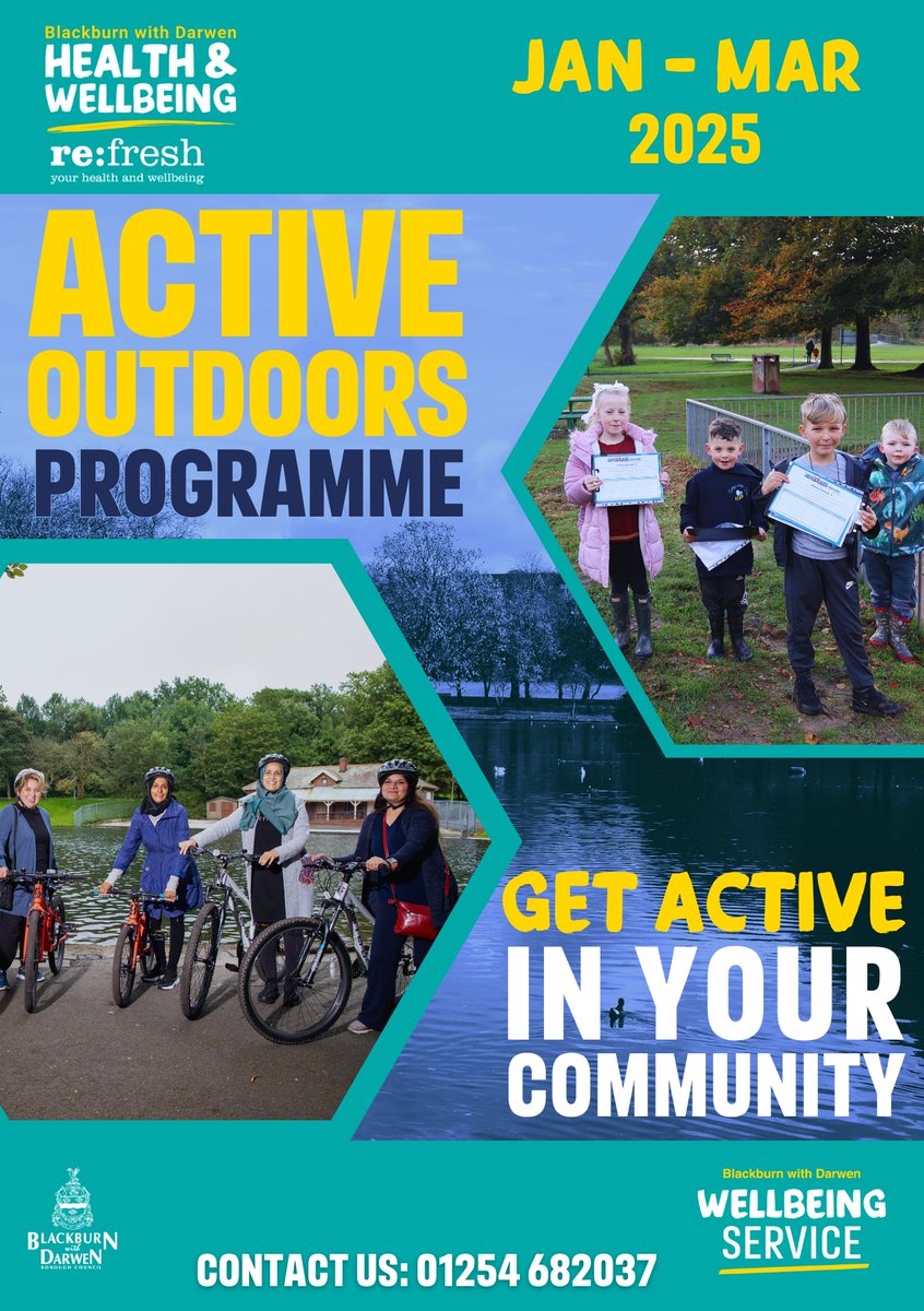 Get Active this Winter ❄️🚶‍♀️

Our latest edition of the Active Outdoors Programme is now available to view and download on our website. 🙌
Running from 6th January – 31st March 2025

Take a look at what outdoor activities are happening near you! 👣🚲👩‍🦽 refreshbwd.com/lets-get-activ…