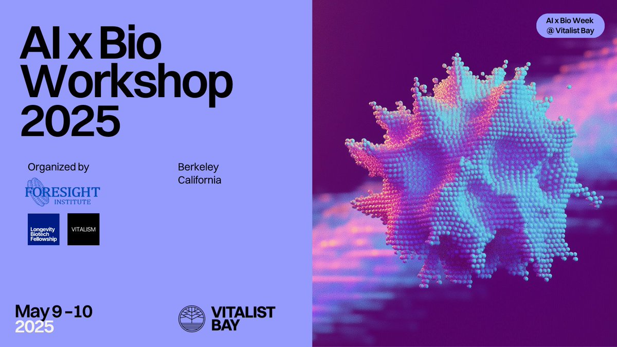 How can we use AI to accelerate research in biology and longevity? AlphaFold2’s ability to predict protein structures points at the potential, now we are inviting leading thinkers in AI and longevity research to explore the next leaps in areas like discovering new drugs and