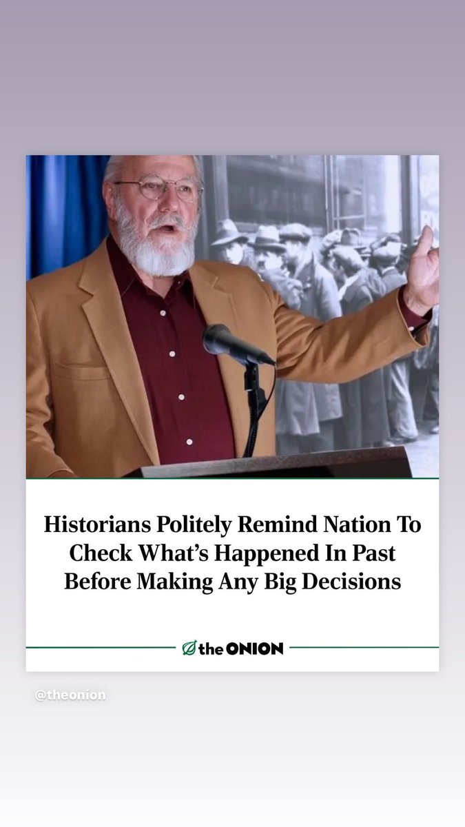 Historians, Political Scientists, and anyone who has attended a primary school history lesson, send a polite reminder….
